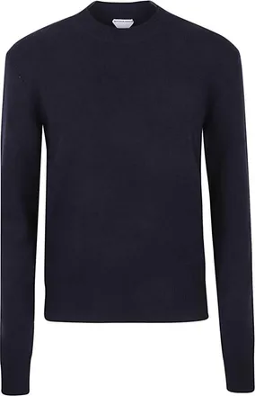 Bottega Veneta Blue Cashmere Crewneck Jumper