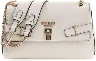 Guess Yesba Convertible Schoudertas - Dames - Schoudertassen - Wit - ONE Size - Polyester - Tassen