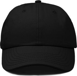 Dalix Classic Cotton Dad Cap in Black at Nordstrom