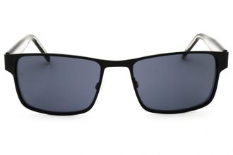 Tommy Hilfiger TH1974S Rectangular Metal Sunglasses - Black
