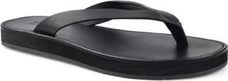 Zigi Soho Beachtime Leather Flip Flop in Blklt at Nordstrom, Size 10