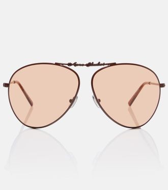 Acne Studios Logo aviator sunglasses