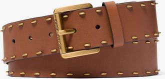 Michael Kors Studded Leather Belt
