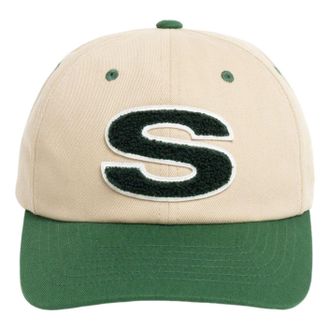 St&uuml;ssy Chenille S Snapback Cap Sand 1311061-SAND
