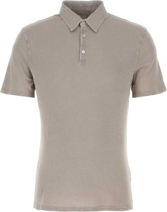 Fedeli Cappuccino Katoenen Polo Shirt - Heren - Polos - Beige - M - Katoen - Tops