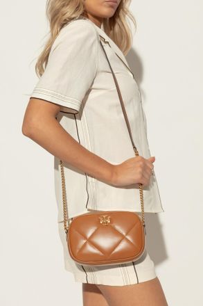 Tory Burch Shoulder Bag Kira Diamond, Womens, Brown