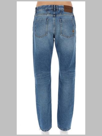 Balmain Straight-Leg Denim Jeans - Blue