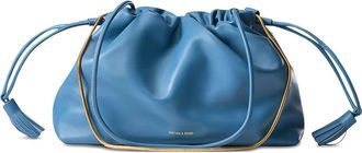 Veronica Beard Borsa a spalla Stash con coulisse - Blu