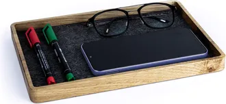 OEM Organizador Xl De Roble De Una C&aacute;mara