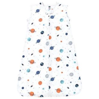 Hudson Baby Cotton Sleeveless Wearable Sleep Sack, Sack, Blanket in Space at Nordstrom