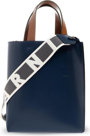 Marni Museo Mini handtas - Dames - Handtassen - Blauw - ONE Size - Leer - Tassen