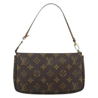 Louis Vuitton Pre-owned Vintage Schoudertas - Dames - Pre-owned - Bruin - Maat: ONE Size Leer