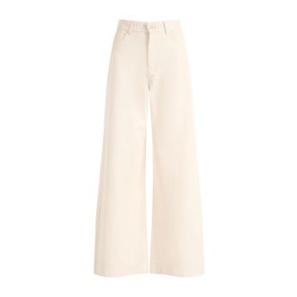 Max Mara Wide Jeans - female - Weekend Max Mara - Wide Jeans - Beige - 3XS - Jeans
