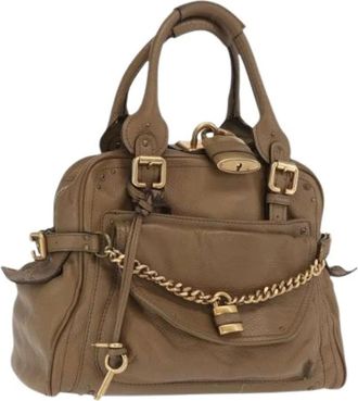 Chlo&eacute; Pre-owned Handbags, female, Brown, Size: ONE SIZE Pre-owned Hand Bag