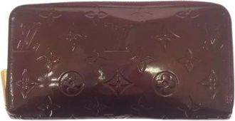 Louis Vuitton Pre-owned Wallets, female, Red, Size: ONE SIZE Pre-owned Canvas Wallet