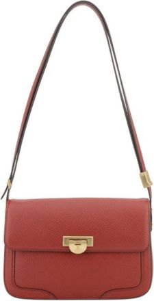 Pourchet Auteuil Crossbody Tas - Dames - Schoudertassen - Rood - ONE Size - Leer - Tassen