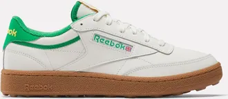 Reebok Mens Club C Golf In Chalk/Classic Green M