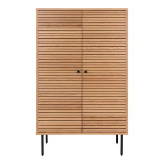 Moloo Aparador alto en roble natural 80x130 cm