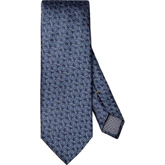 Eton Navy Paisley Silk Jacquard Tie at Nordstrom Rack