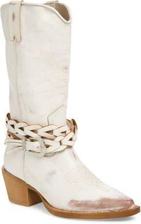Steve Madden Ames Western Boot in Bone Leather at Nordstrom Rack, Size 8.5