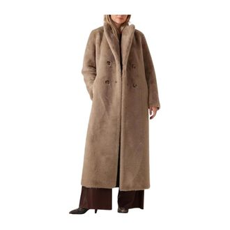 Ibana Jassen, Dames, Beige, S, Faux Fur Jas Camia