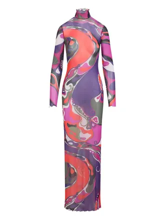 Pucci gedrucktes Maxikleid