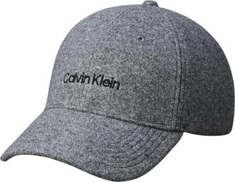Calvin Klein Emb Titlecase Logo Cap - unisex - Petten - Grijs - ONE Size - Katoen - Accessoires