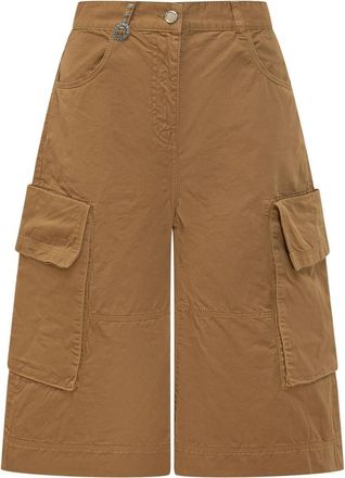 Pinko Brown Cargo Shorts