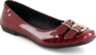 Andrea Womens Patent Ballet Flats 90824