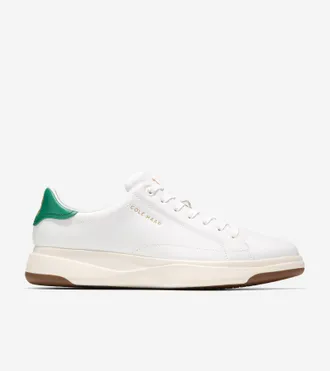 Cole Haan Mens GrandPr&oslash; Tennis 2.0 Sneakers - White Size 10.5