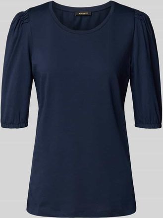 More & More More & More T-Shirt mit Puff&auml;rmeln in Marine, Gr&ouml;&szlig;e 40