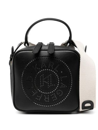 Karl Lagerfeld K/Circle perforated mini bag - women - Calf Leather - OS - Black