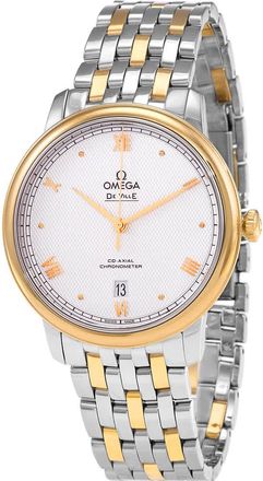 Omega De Ville Prestige Automatic Chronometer Silver Grey Dial Mens Watch 424.20.40.20.02.005