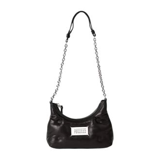 Maison Margiela Shoulder Bags, female, Black, ONE SIZE, Black Micro Glam Slam Shoulder Bag