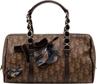 Dior Pre-owned Handbags, female, Brown, Size: ONE SIZE Pre-owned Plastic Handbag