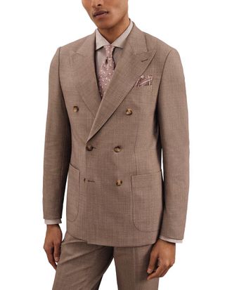 Reiss Belmont Peak Textured Wool-Blend Blazer