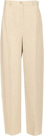 Emporio Armani Ew004375 Te15797.F1125 Tailored Trousers - female - Emporio Armani - Straight Trousers - Beige - 3XL - Trousers