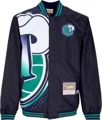 Mitchell & Ness NBA Big Face Bomber Jacket Zwart - Heren - Bomber jackets - Veelkleurig - S - Jassen