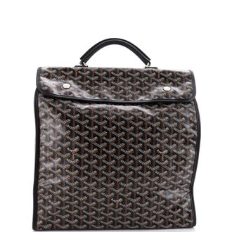 Goyard Saint Leger Briefcase Backpack Coated Canvas