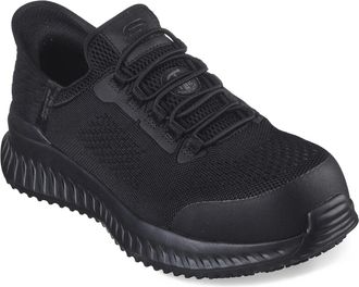 Skechers 200206EC/BLK TILIDO - FLETCHIT Mens Trainers Black Rubber - Size UK 11