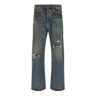 Purple Jeans, Heren, Blauw, W33, Katoen, P018 Baggy Jean