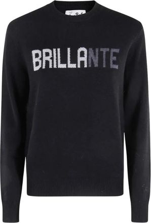 MC2 Saint Barth Brillante Ronde hals Truien - Dames - Ronde hals truien - Zwart - L - Truien & Vesten