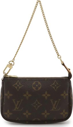 Louis Vuitton Brown Monogram Pochette Pouch (Pre-Owned)