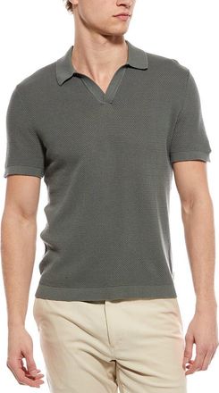 Onia Textured Johnny Collar Polo Shirt