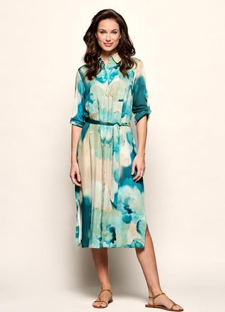 Mart Visser Bowie Print Jurk Blauw