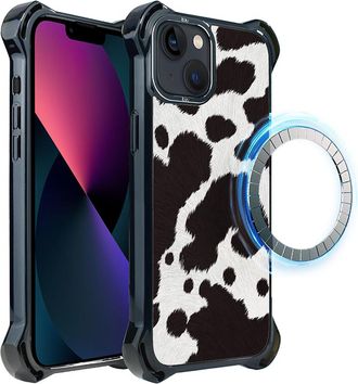 OEM Funda Ibizu Dropguard Ultra Para Iphone 13 Con Magsafe, Dise&ntilde;o Call Of Nature, Color Vaca Polaca