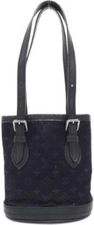 Louis Vuitton Pre-owned Shoulder Bags, female, Black, Size: ONE SIZE Pre-owned Canvas louis-vuitton-bags