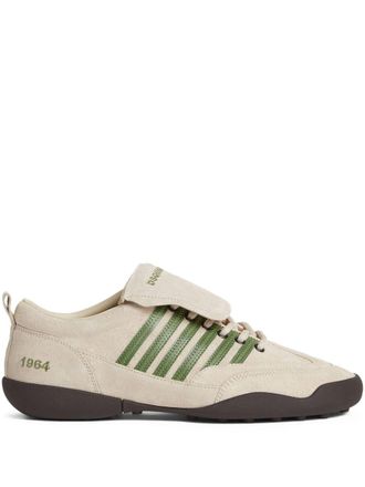 Dsquared2 Light Beige Suede Sneakers