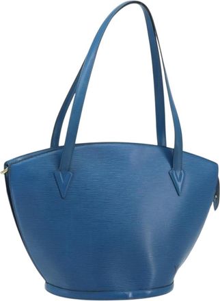 Louis Vuitton Saint Jacques Epi Leather Blue Leather Handbag (Pre-Owned)