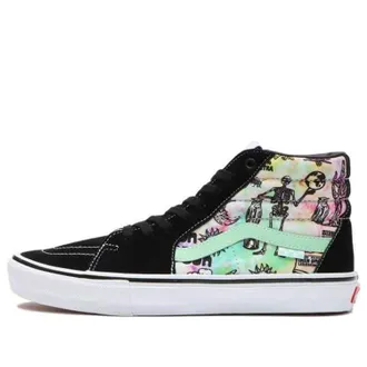 Vans Shroom Doom Skate Sk8-hi BLACKWHITEYELLOWPINKGREEN VN0A5FCCAPI